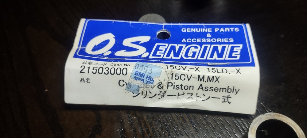 Os Max Hyper Series Cv15 New Piston & Sleeve Fresh Build. Nice