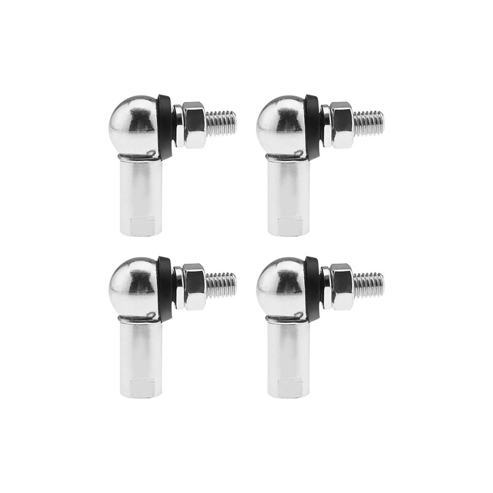 s 4Pcs Angle Linkage Ball Joint Kit, with Spring Clip Dust Seal CS