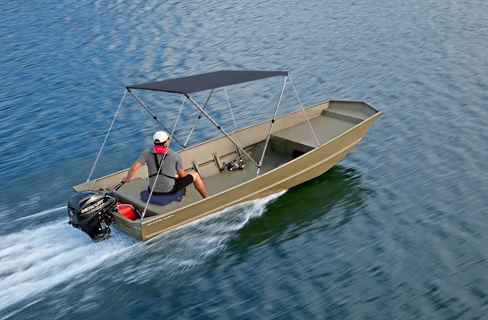 2 Bow BIMINI TOP FOLDABLE Blue 59"-67" Mounting Width