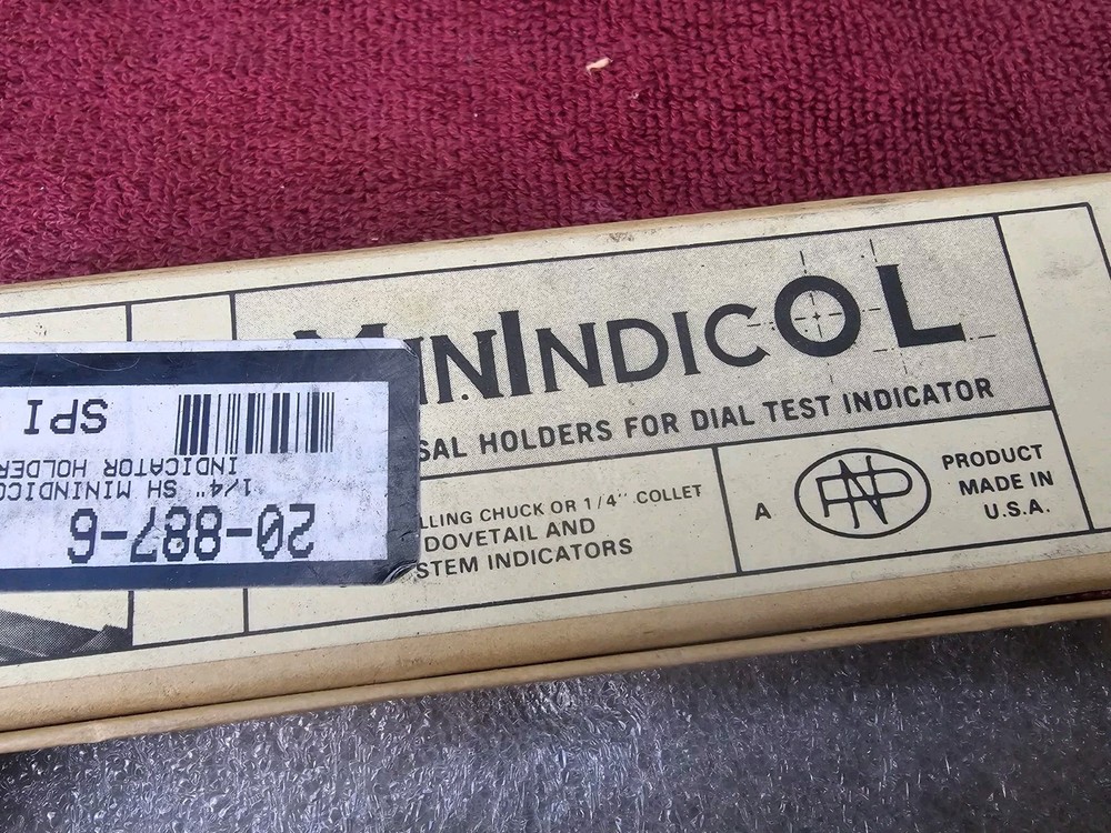 Indicol Model 400 1/4" Diam Test Indicator Mini Holder, 20-887-6