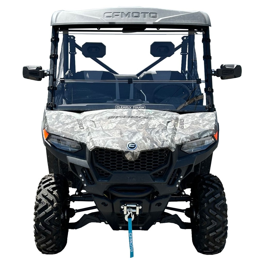 Clearly Tough CFMoto UForce 600 Full Folding Windshield