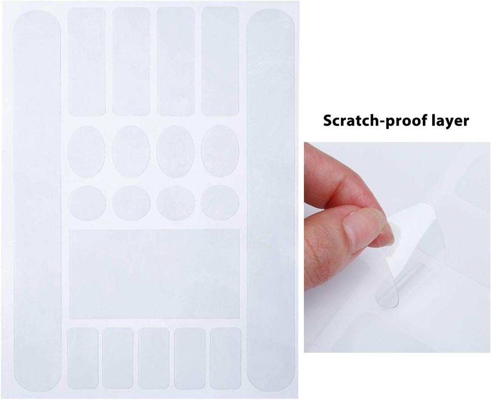3 Pieces Bicycle Chainstay Protector Decal Chainstay Frame Guard Adhesive Pro...