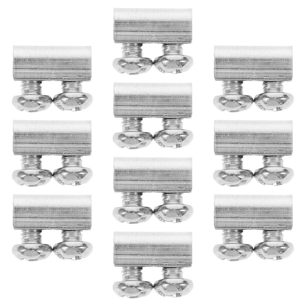 30 Pcs Light Hanging Clips Cable Fastener Double Hole Wire Clamp