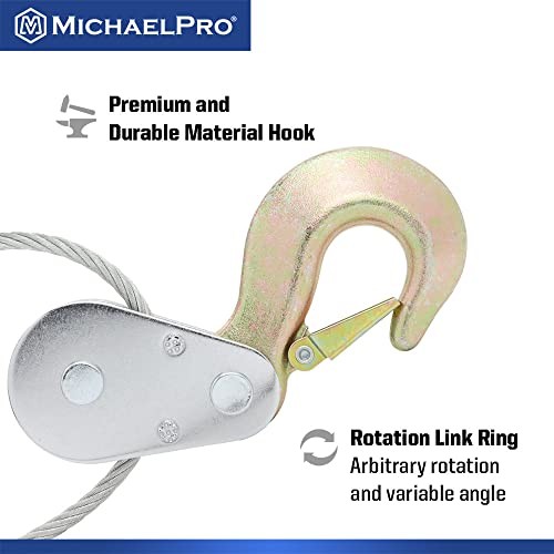 MP009089 4-Ton Power Hand Winch Puller | Double Gear Winch Puller for