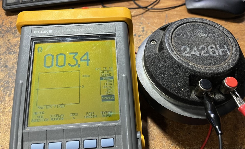 JBL 2426H COMPRESSION DRIVER GOOD CONDITION