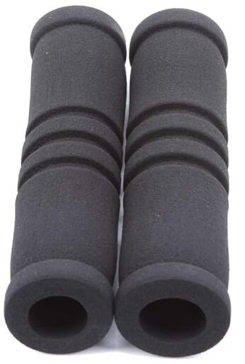 1 Pair Black Bicycle Handlebar Grip Bicycle Motorcycle Antis Super Light Soft