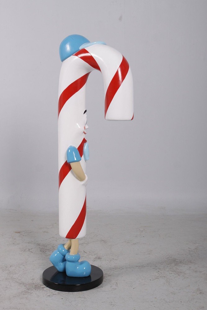 Comic Jr Candy Cane Boy Over Sized Statue Christmas Theme Decor Prop Display