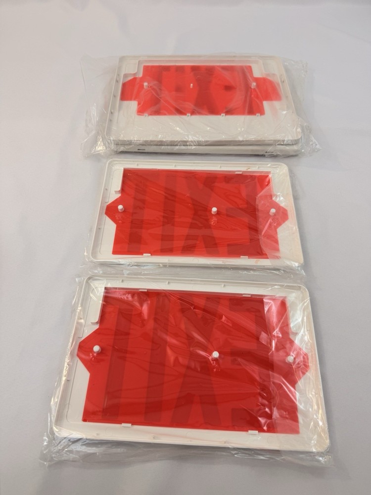 Emergency Exit Lighting Fixture Lamps Canopy & Mounting Hardware Included