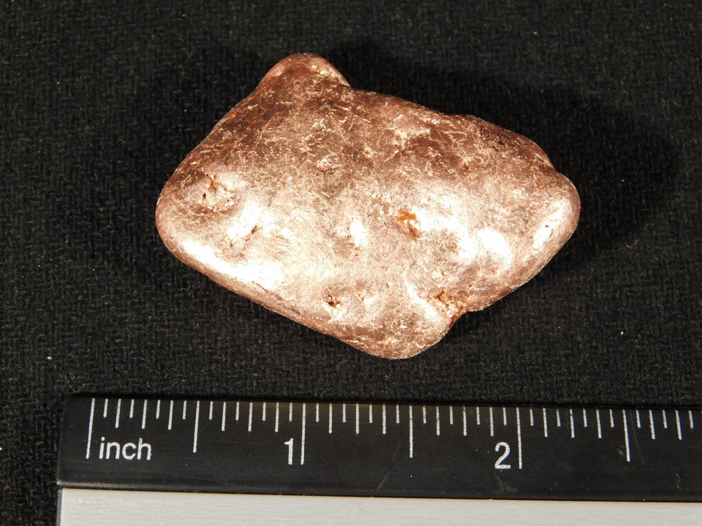 Heavy! 100% Natural Solid COPPER NUGGET or Native Copper Float Michigan 112gr