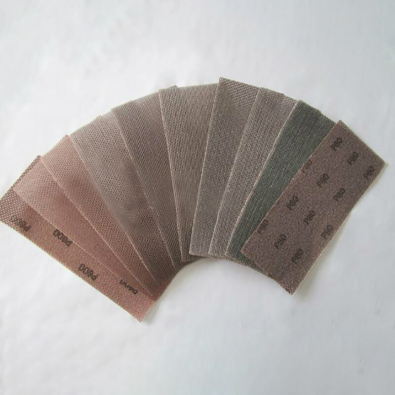 93*230mm Rectangles Grid Sandpaper 80-1000 Grit Hook & Loop Mesh Drywall Sanding
