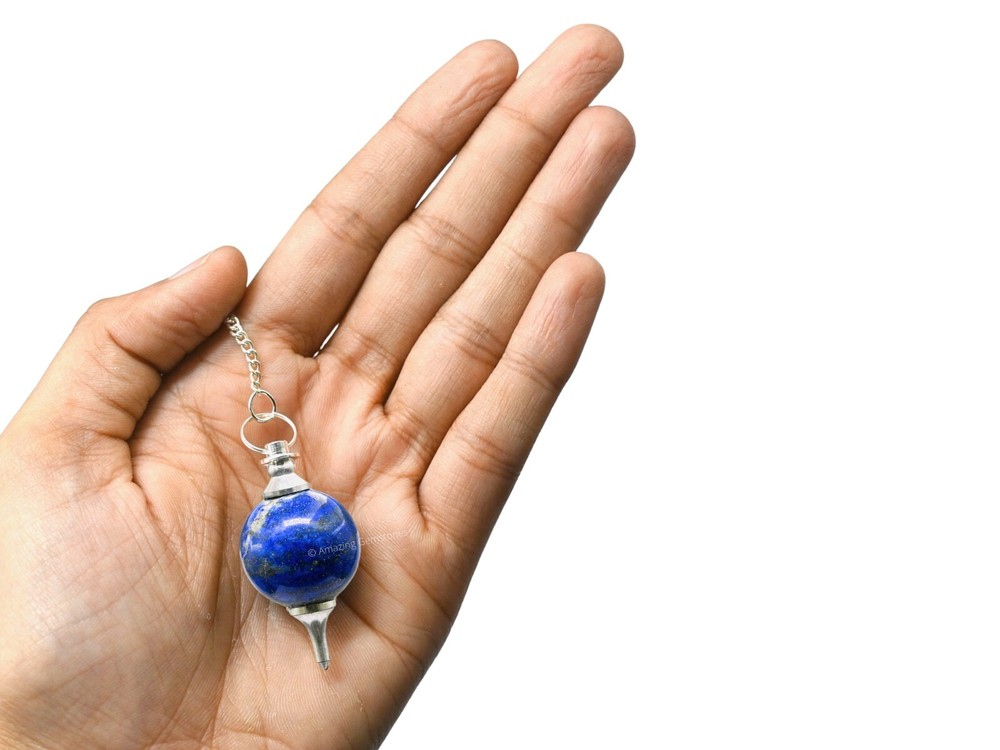 Lapis Lazuli Dowsing Crystal Ball Pendulum
