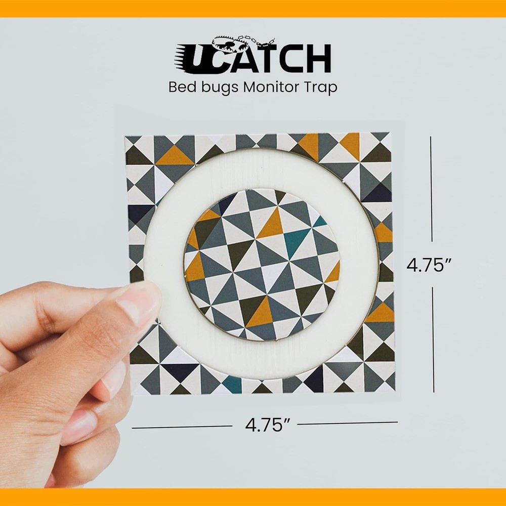 Bed Bug Interceptors for Bed Legs – 8 Pack Bed Bug Trap & Detector.