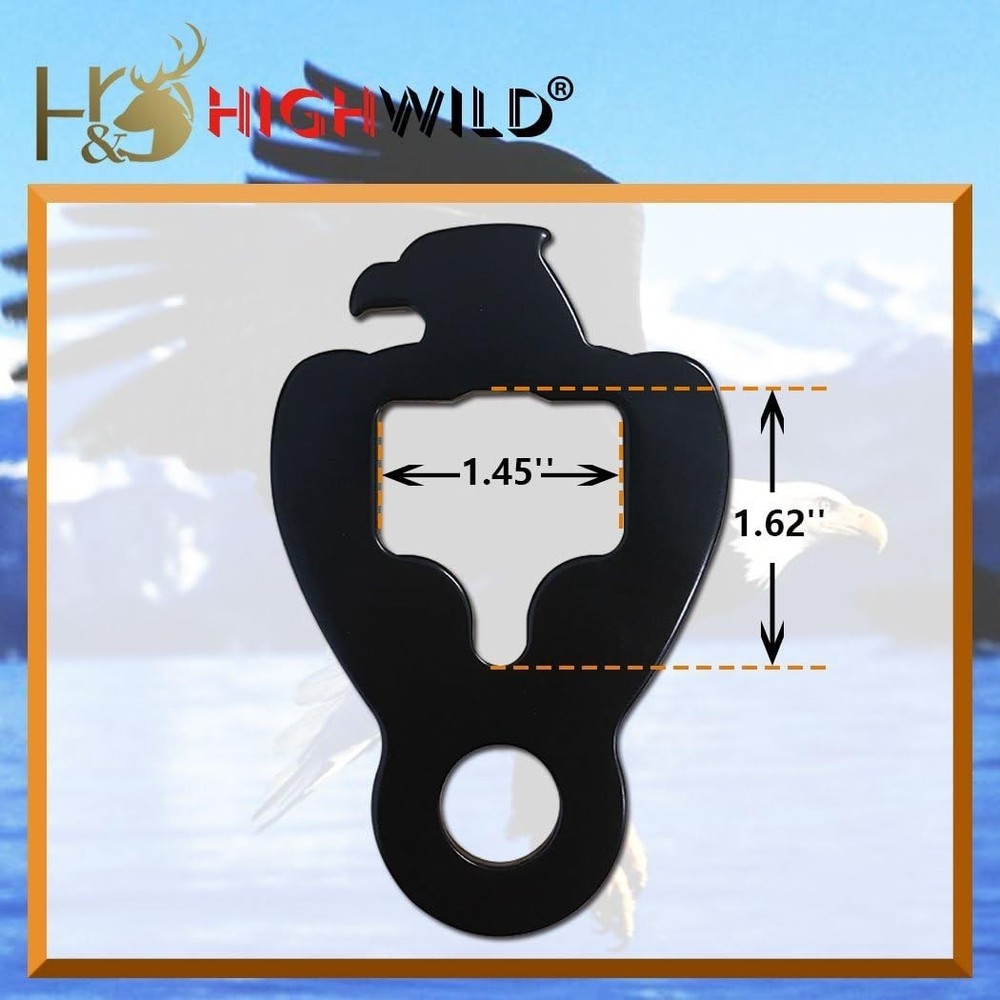 Versatile AR500 T-Post Target Hanger with Spring Hook - Easy Setup & Portable
