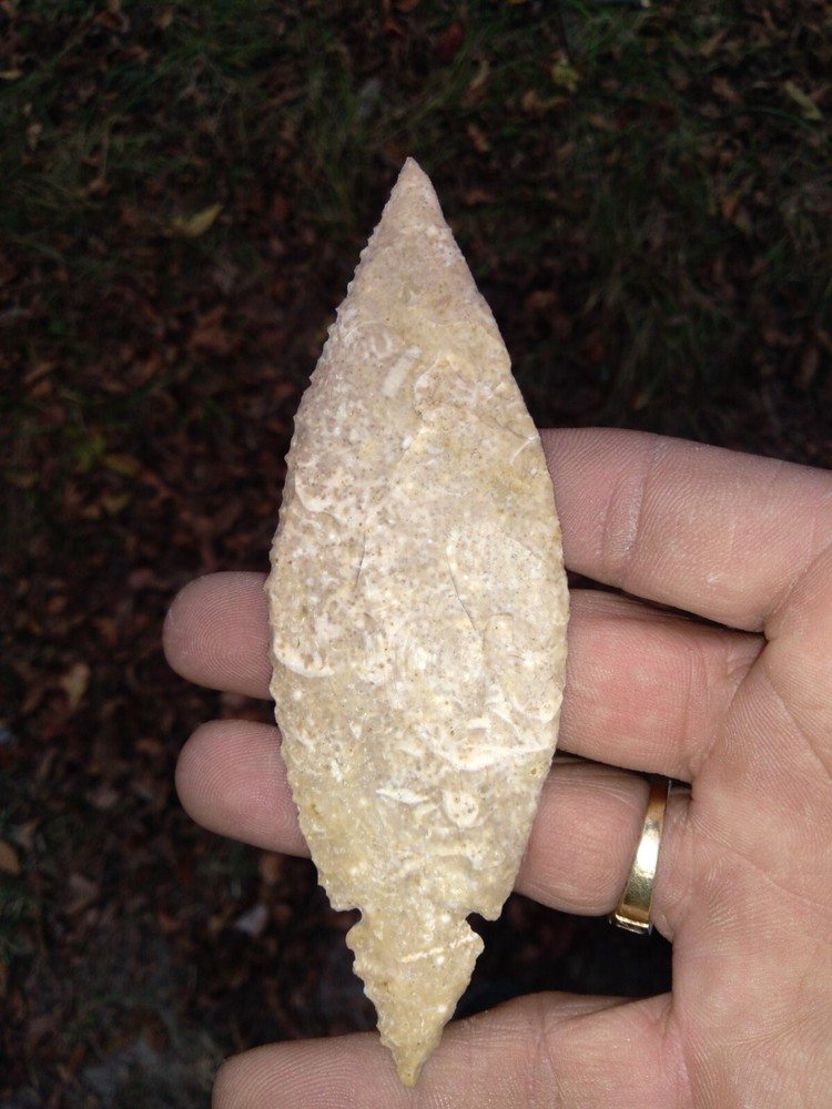 Flintknapped Arrowhead/spearpoint Reproduction