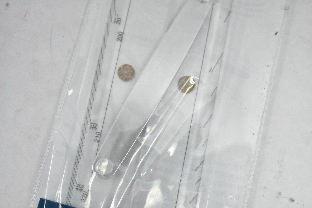 Weems & Plath Clear Parallel Ruler 18 In Protractor Scale Chart Plotter