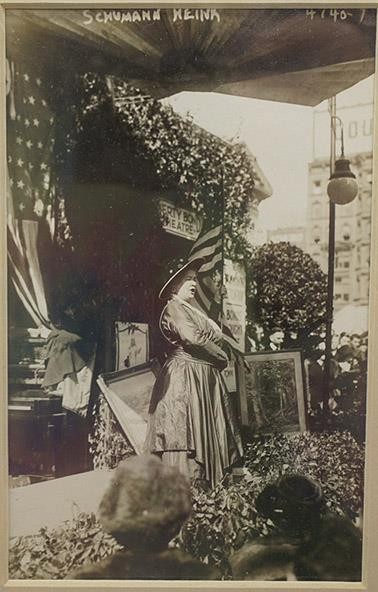 Antique Ernestine Schumann-Heink Opera Contralto Signed Program Framed