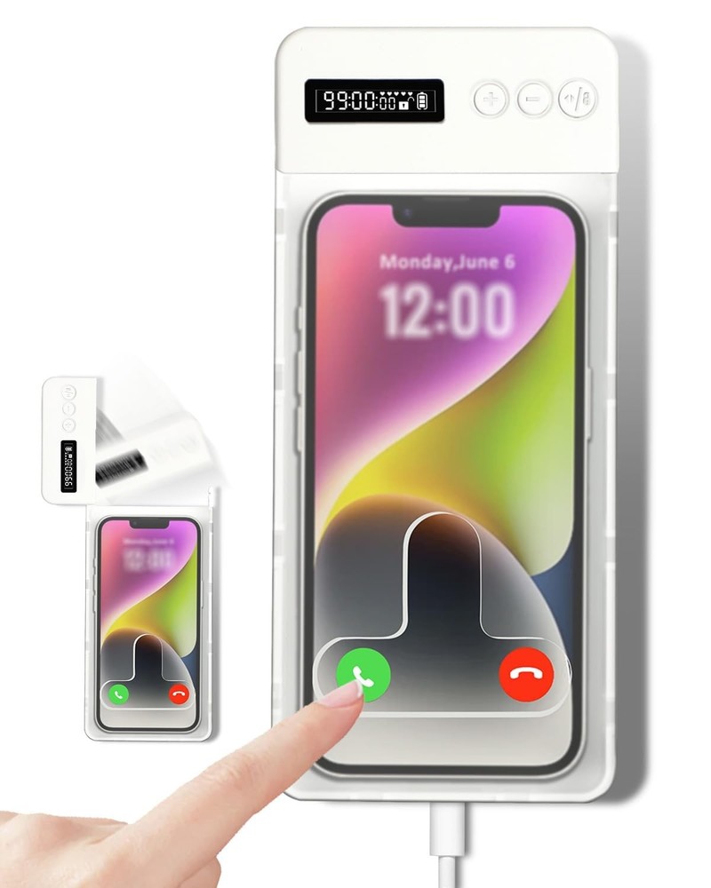 Fullware Phone Lock Box with Timer for iPhone & Android - 99 Hours Max