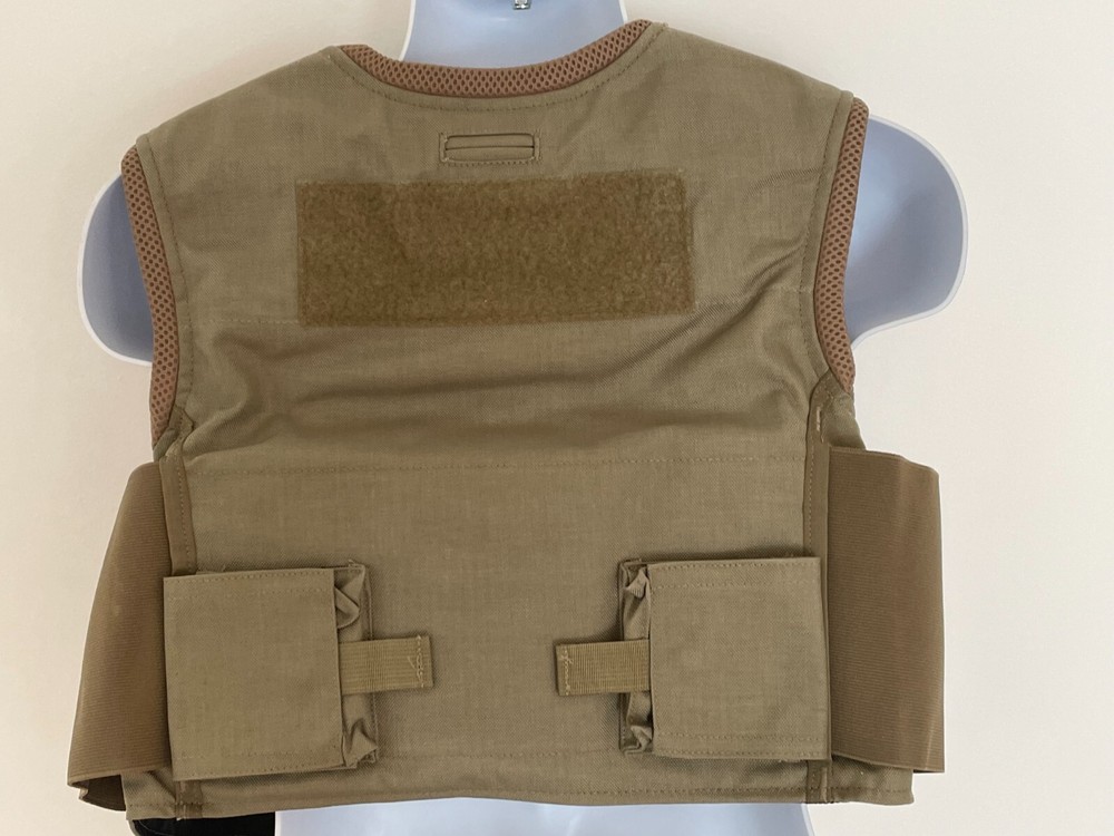 SECOND CHANCE Standard Fix Pocket Armor Carrier Side Open Medium 2214-2015 Tan