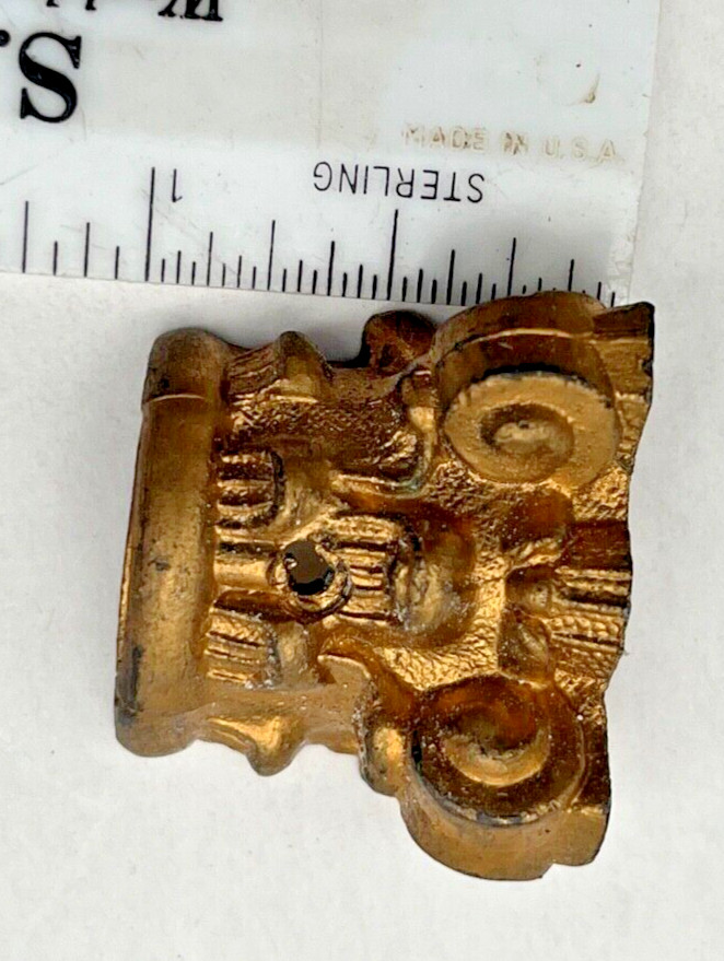 Cast Metal Mantle Clock Colum Post