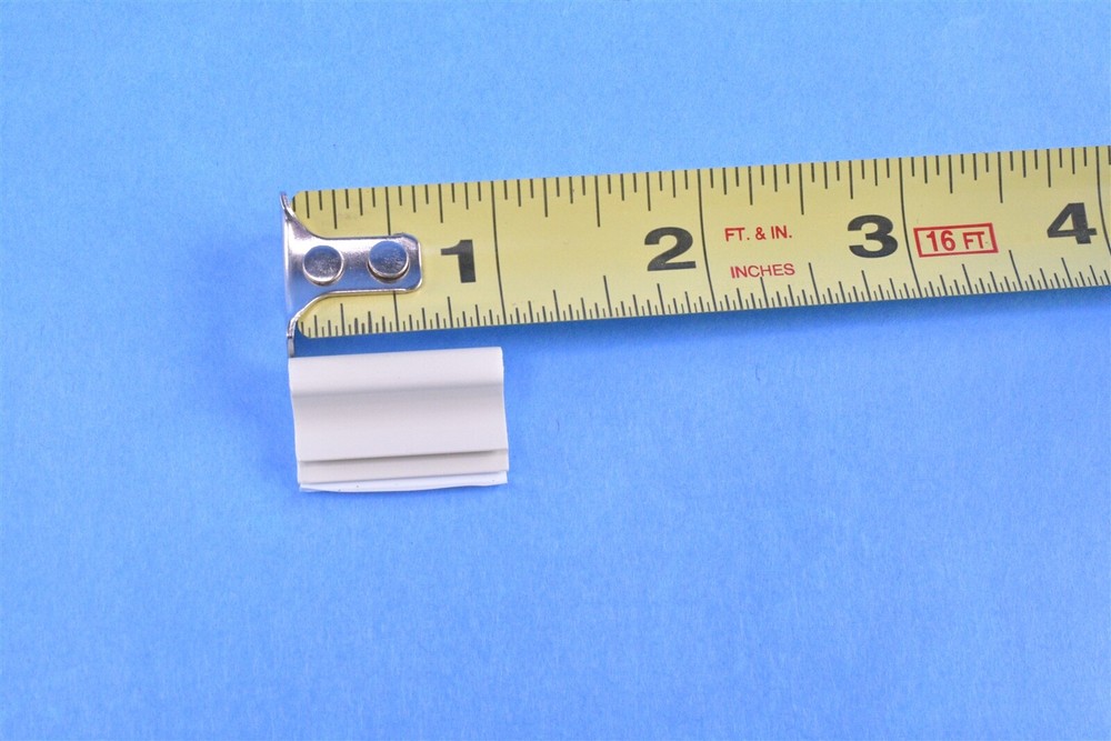 850 Richco Plastics Flat Cable Clamp 1" x .56" Stick Mount Adhesive-Backed Cable