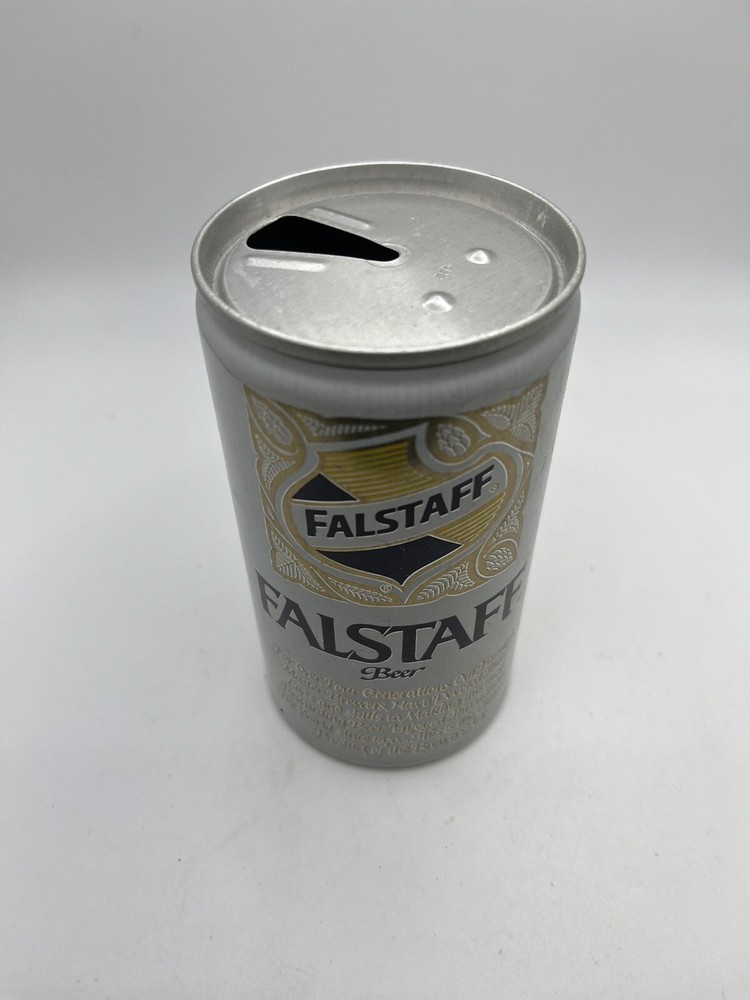 Falstaff Empty Beer Can 12oz Vintage Pull Tab