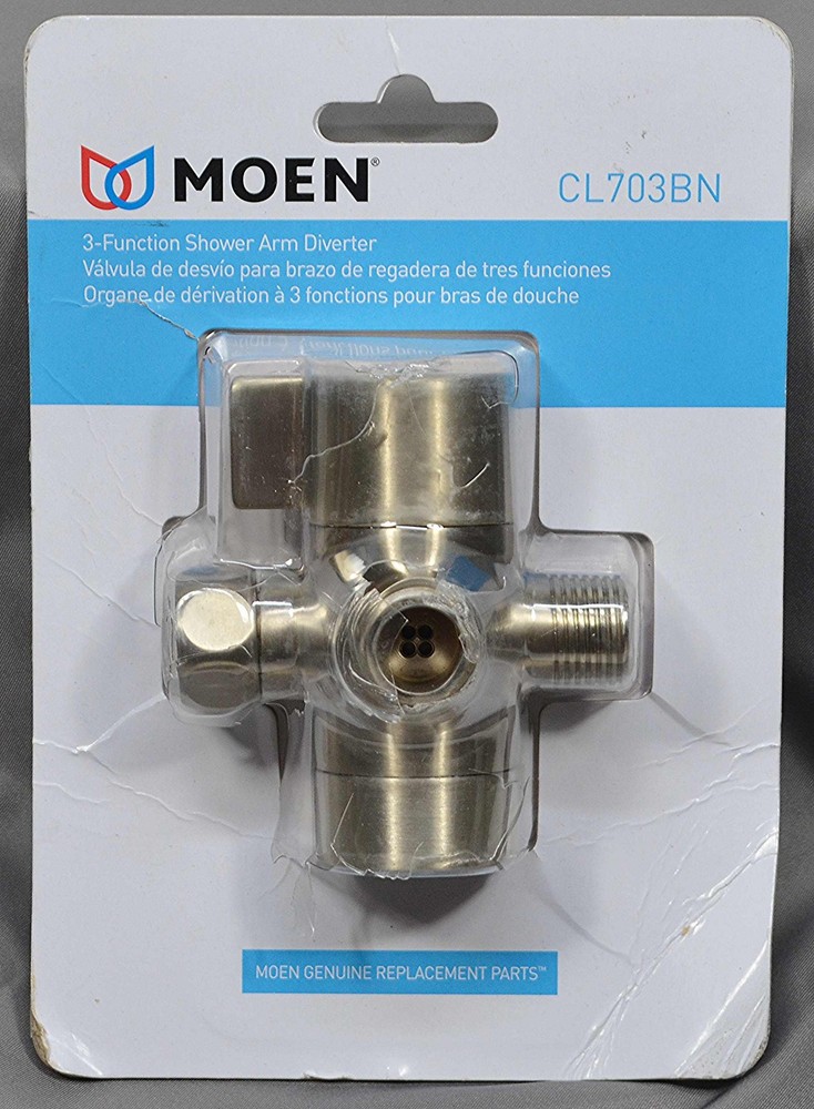 MOEN CL703BN 3-Function Shower Arm Diverter Brushed Nickel Genuine Part