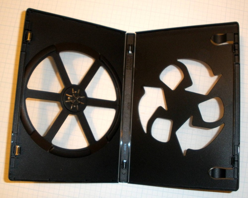 Empty Black ECO DVD Storage Cases Lot of 12
