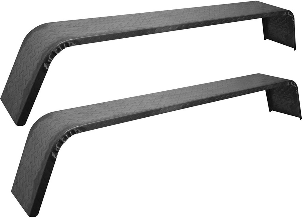 Extreme Max 5001.6403 Tandem Axle Trailer Fenders Pair Weld-On 14-Gauge 10"x75"