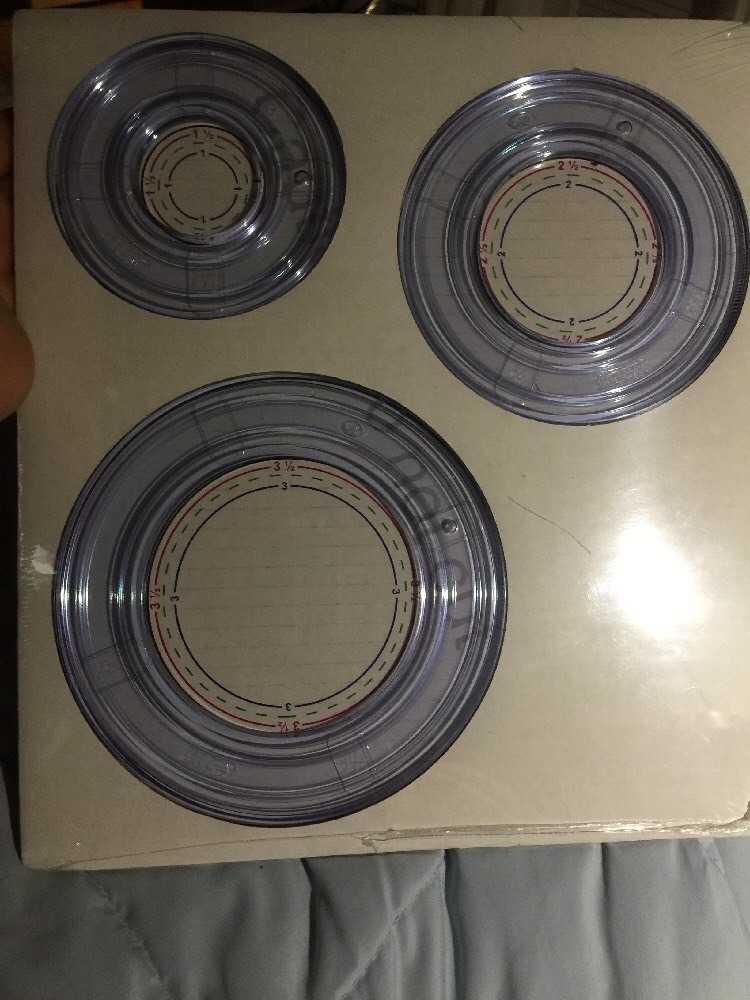 Creative Memories Custom Cutting System Circle & Oval Cutting Patterns