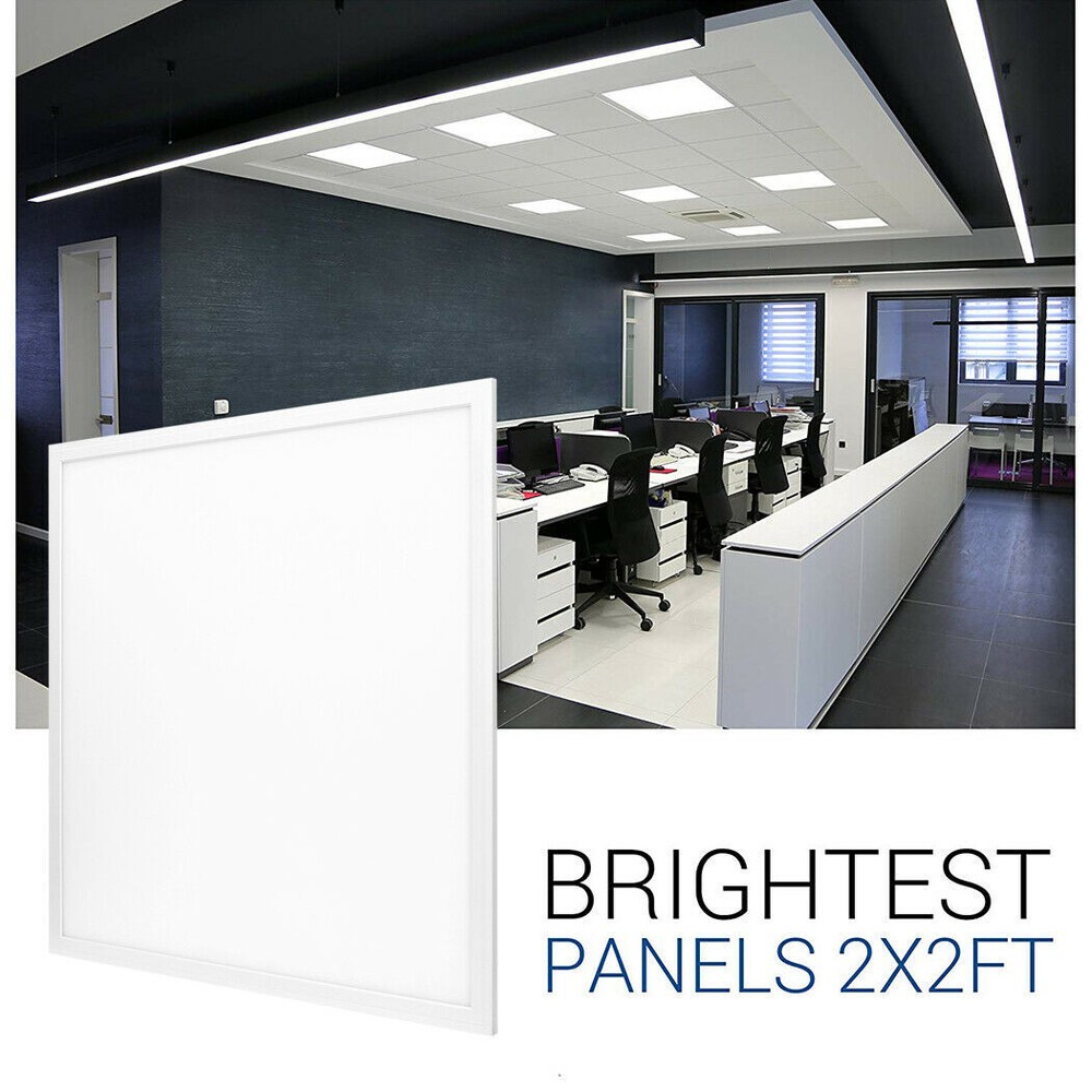 4Pack 2x2 LED Panel Light,5000K Daylight,Dimmable 0-10V Recessed Troffer Light