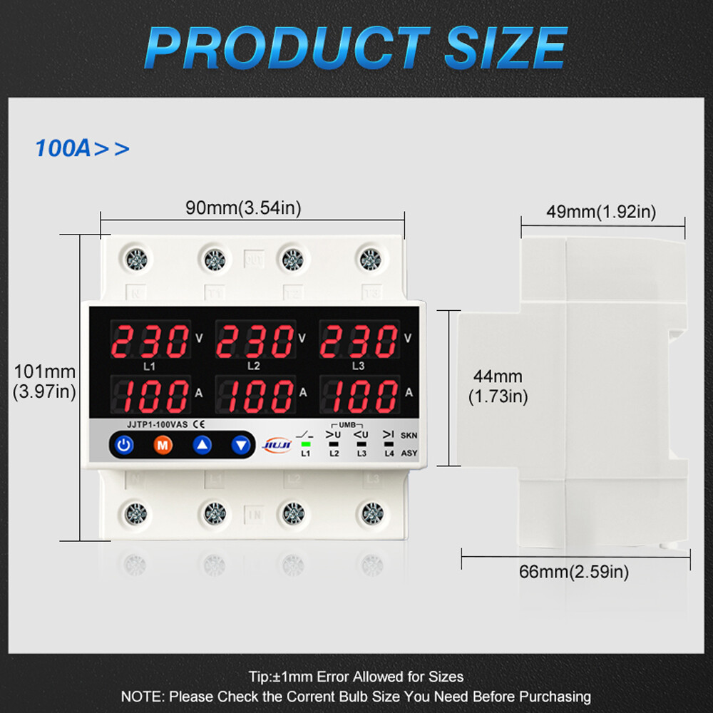 Three Phase Voltage and Current Protector Synchronous and Asynchronous G4L1