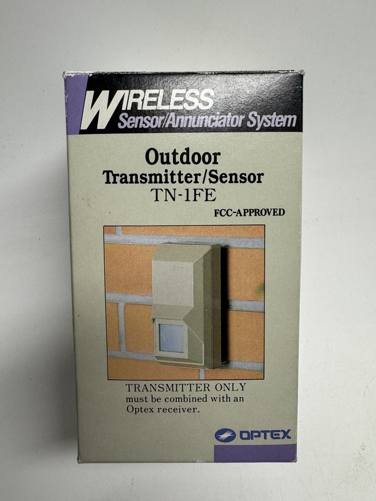NEW Optex TN-1FE Wireless Sensor Annunciator System Outdoor Sensor Transmitter
