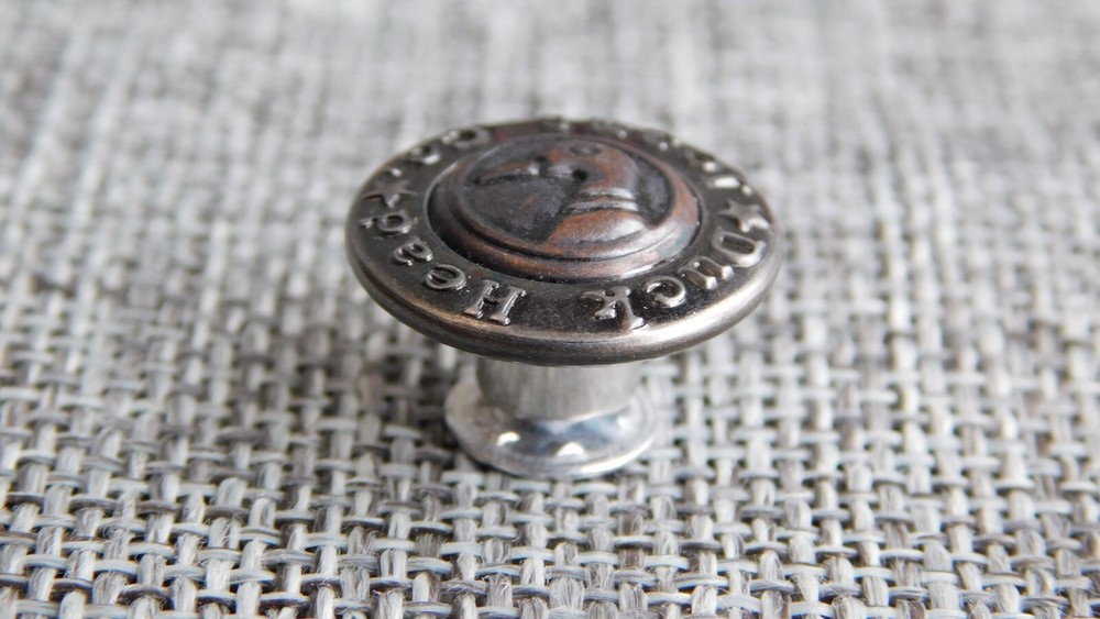 Vintage Stud Button Duck Head Aprx: 11/16" #355-B