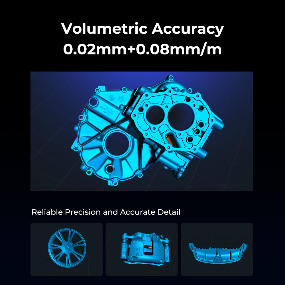 Creality Raptor Pro 3D Scanner 22+7 Blue Laser Lines 60fps for 5-4000mm Objects