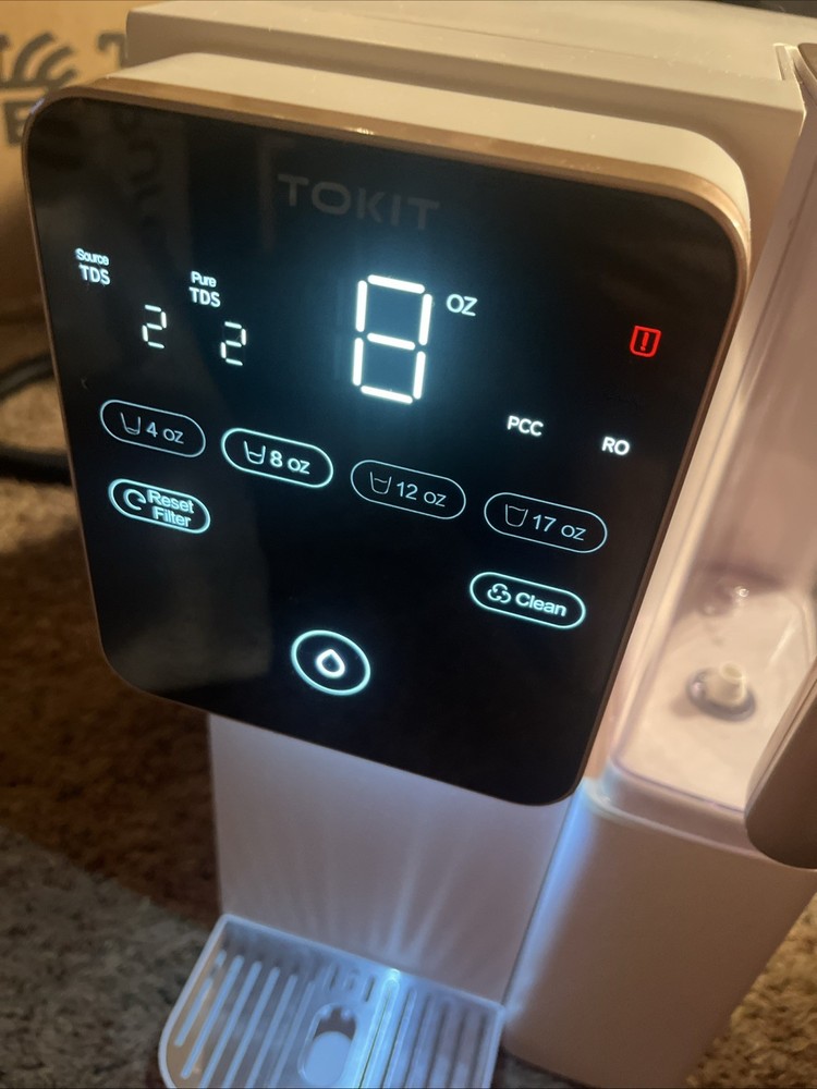 TOKIT AkuaPure T1 Reverse Osmosis Counter Top Water Filter System