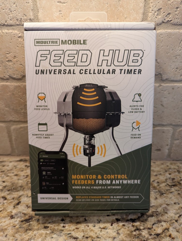 Moultrie Mobile Feed Hub Universal Cellular Timer - New Sealed Box