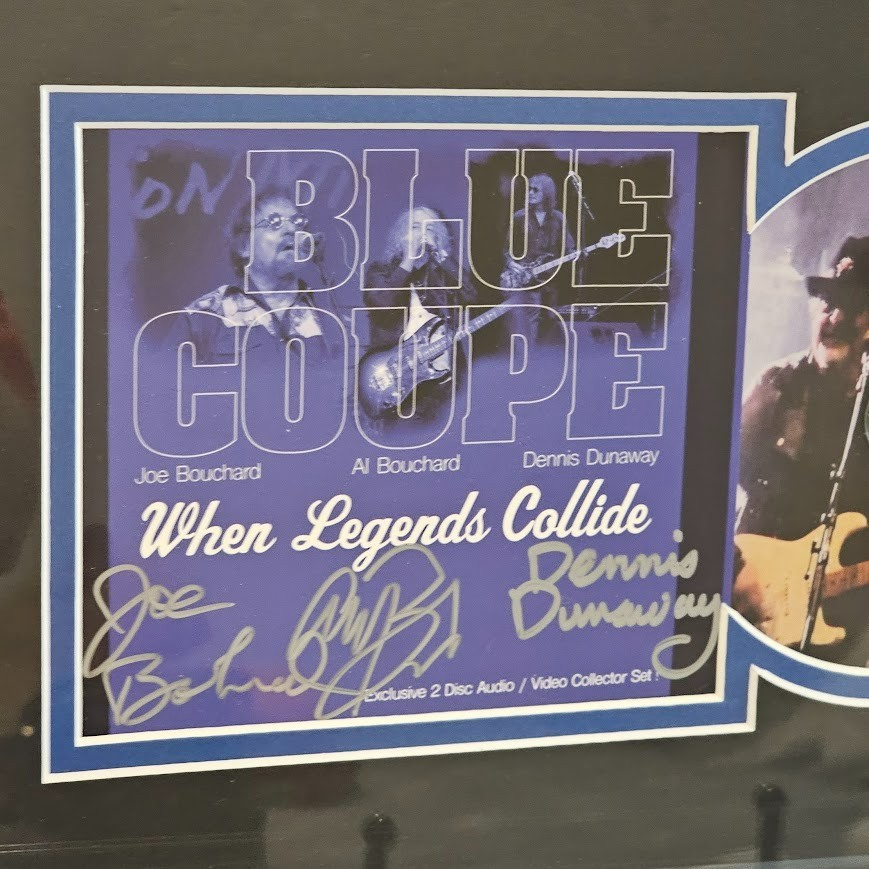 Blue Coupe signed Autographed When Legends Collide CD JSA COA