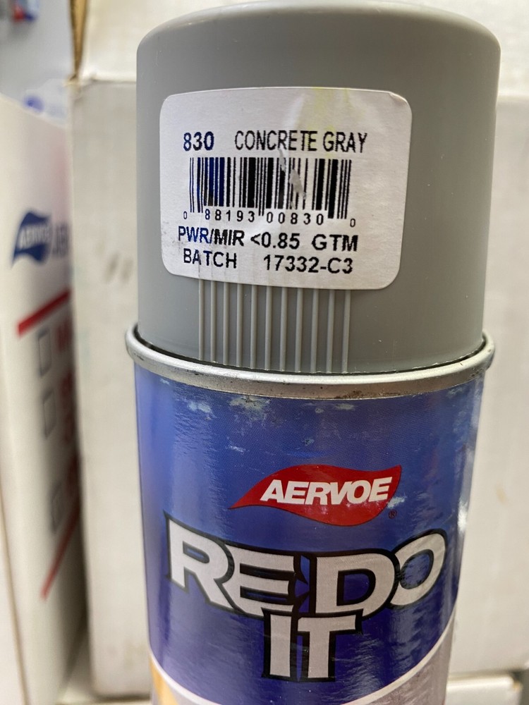 AERVOE REDO IT #830 CONCRETE GRAY STRIPING PAINT CAN