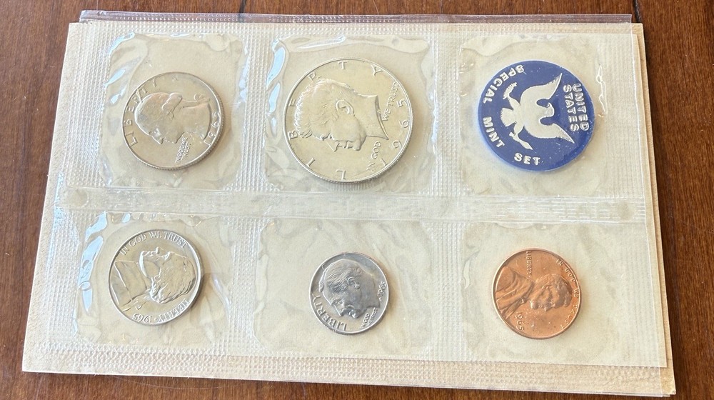 1965 40% Silver Half Dollar Special Mint Set OGP