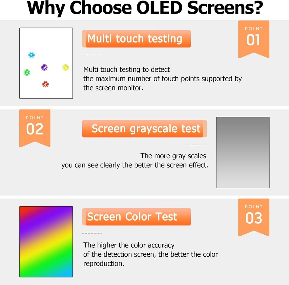 6.7'' OLED Screen Replacement for Google Pixel 8 Pro with Fingerprint Function