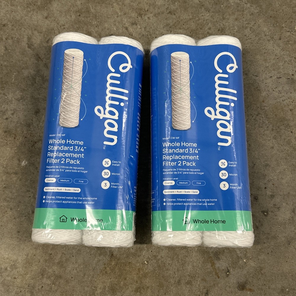 Culligan CW-MF - Whole House Standard Replacement Filter 4 Filters