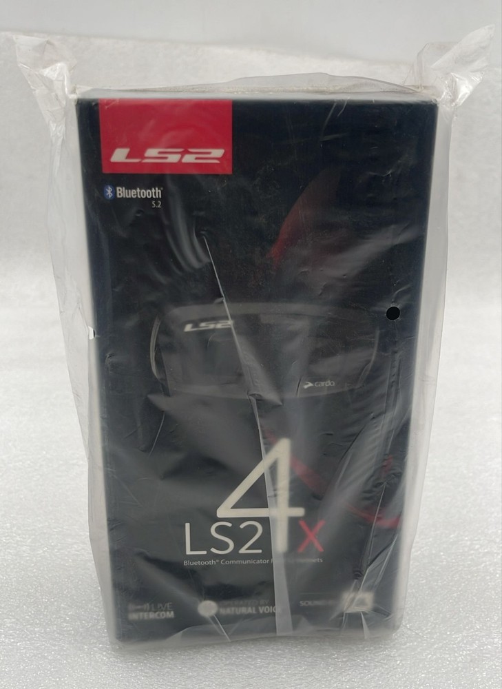 **NEW SEALED** Cardo LS2 4x Bluetooth Communicator System for LS2 Helmet