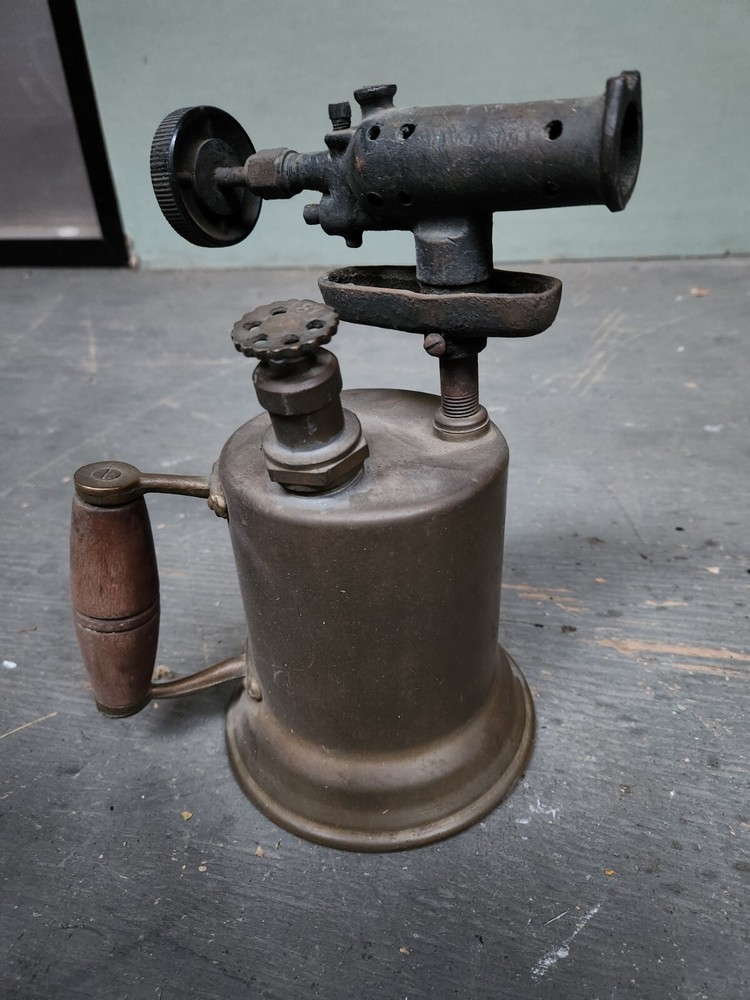 Antique brass blow torch