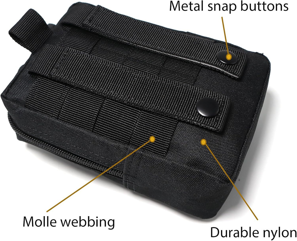 2 Pack Tactical Molle Pouches Small Molle Utility Pouch Small Tactical Accessory