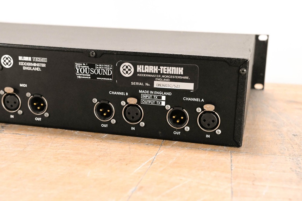 Klark Teknik DN3601 Programmable Slave Graphic Equalizer CG01XRT