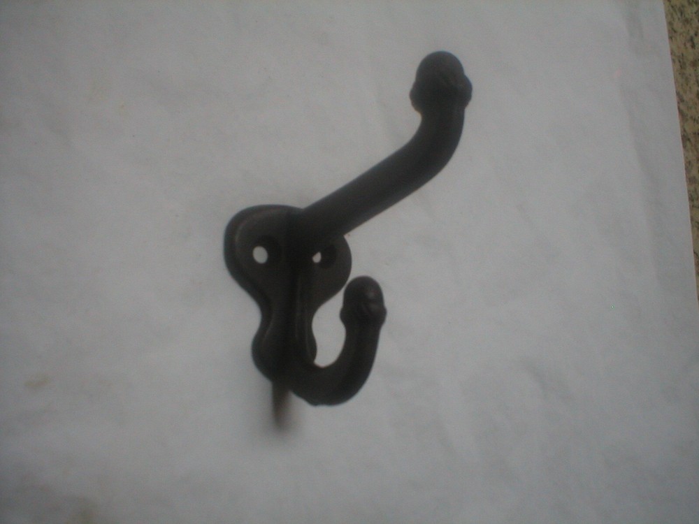 Antique Victorian Cast Iron Acorn Hook