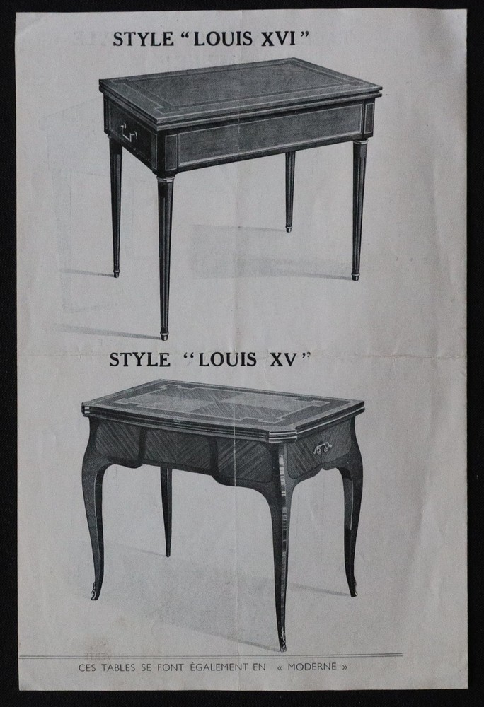 JOST Paul Gérard Precision Games Catalog Token Table Roulette Bridge