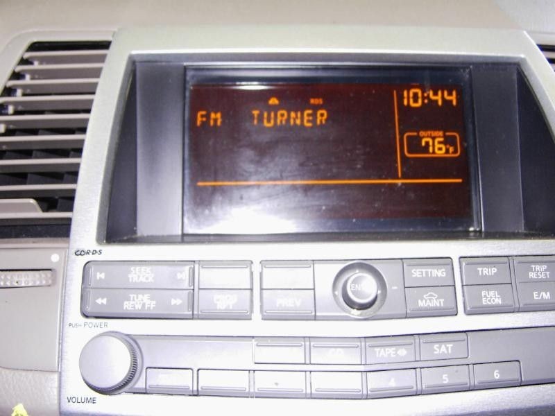 04-05 Nissan Maxima Info GPS TV Screen Display Screen Dash