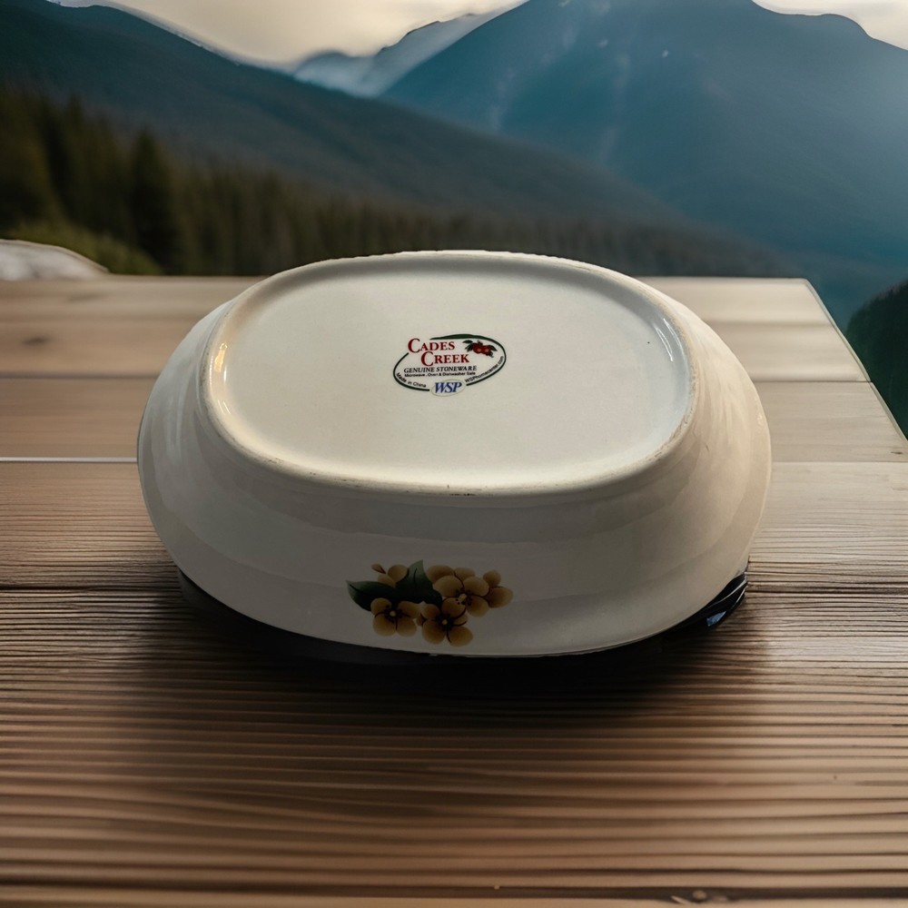 Cades Creek oval serving bowl Vintage