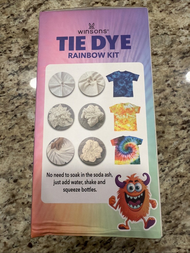 Winsons Tie Dye Rainbow Kit 96 Pieces